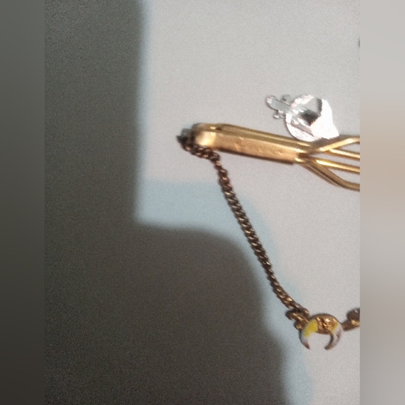 SHRINERS FREEMASON MASONIC TIE CLIP 1/20 12K GOLD FILLED + 2 Hat Pins Sterling - Picture 9 of 10